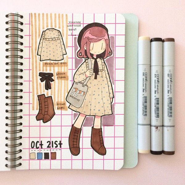 Рисунки маркерами