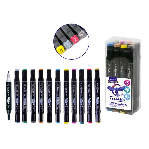 Маркеры Fantasia Mazari 240 цветов
