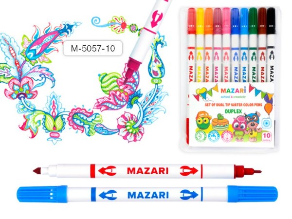 Рисунки фломастерами Mazari