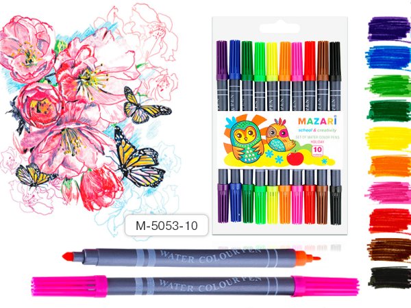 Масляная ручка Mazari Ultra 5712 синяя