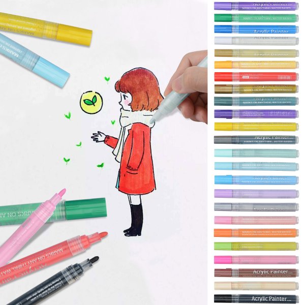 Краска акриловая в ручке для рисования