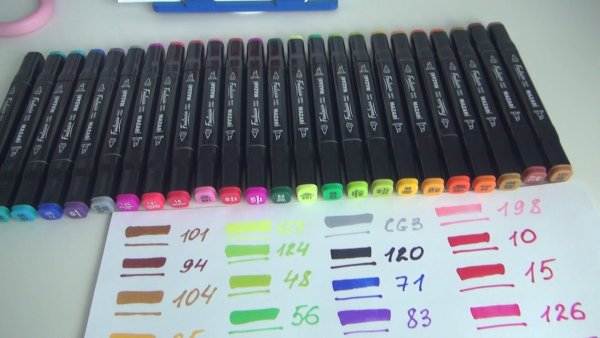 Выкраска маркеров Мазари