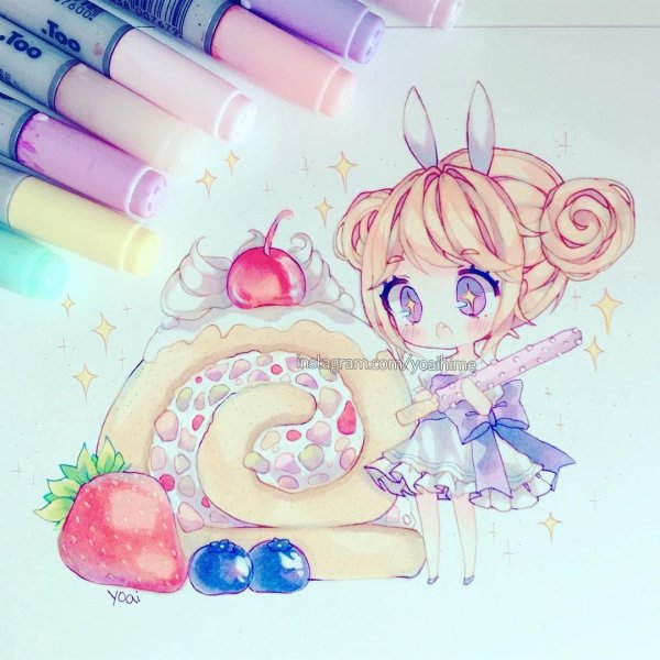 Аниме Чиби кавай Копик