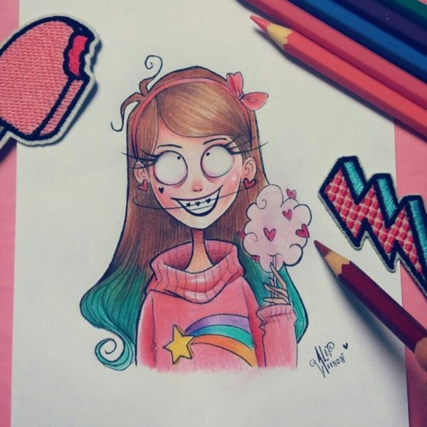 Рисунки для срисовки Гравити