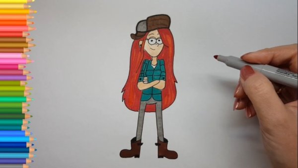 Рисунки маркерами Мейбл