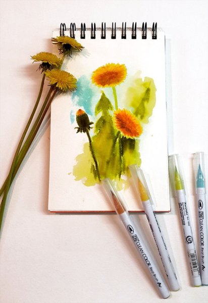 Водяные Акварельные Кисточки