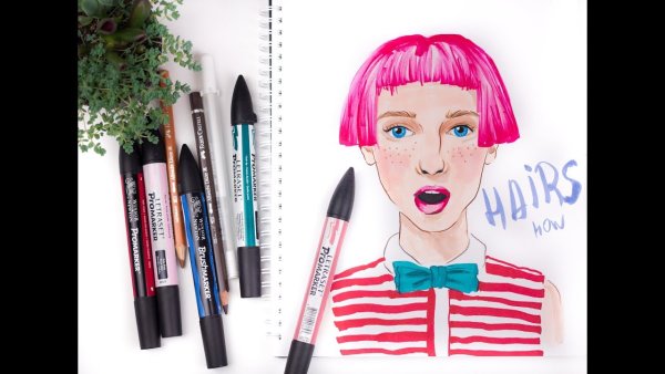 Рисунки промаркерами