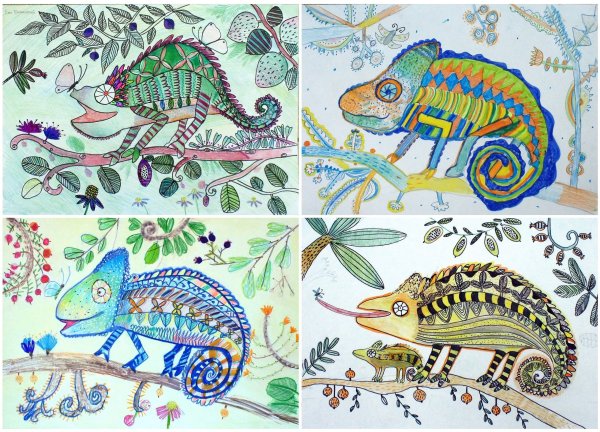 Рисунки фломастерами