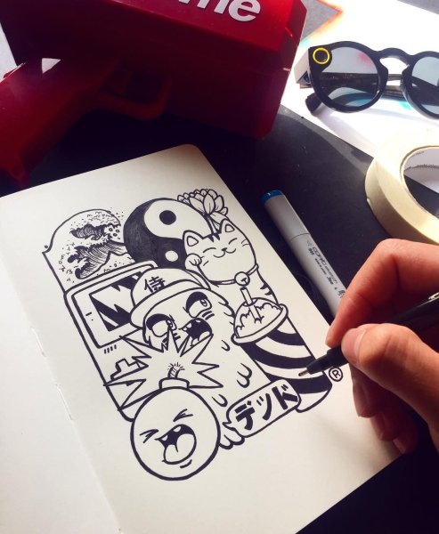 Дудл — арт стиль рисования