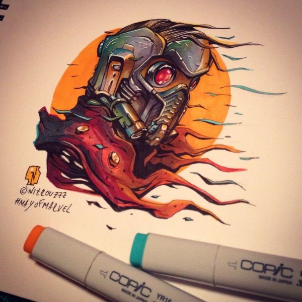 Арт фломастерами