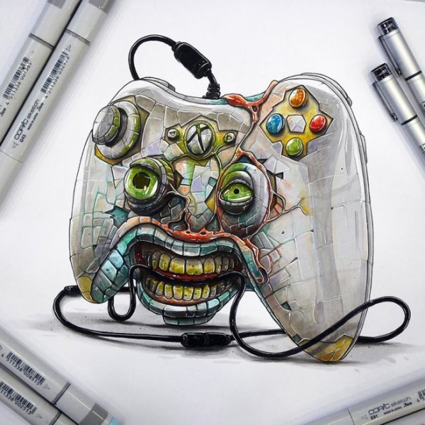 Рисунки фломастерами