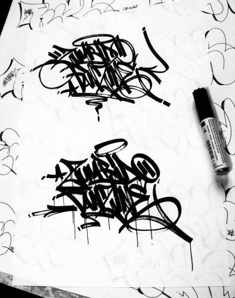 Теги граффити