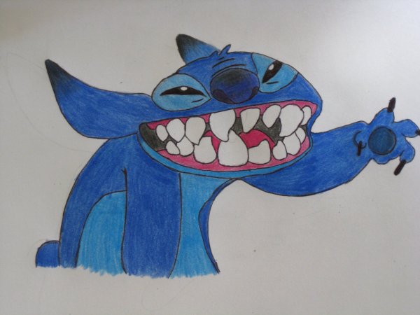 Стич фломастерами