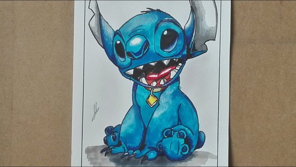 Аниме Пикачу и Стич