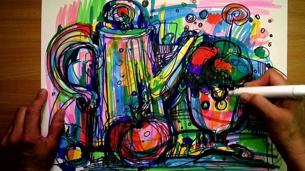 Рисунки фломастерами