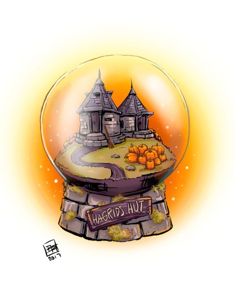 Хогвартс маркерами