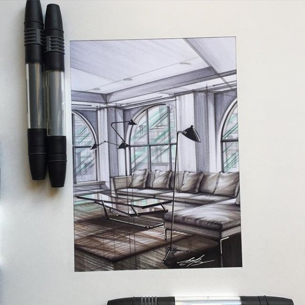 Маркеры для дизайнеров интерьера