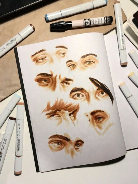 Спиртовые маркеры для рисования