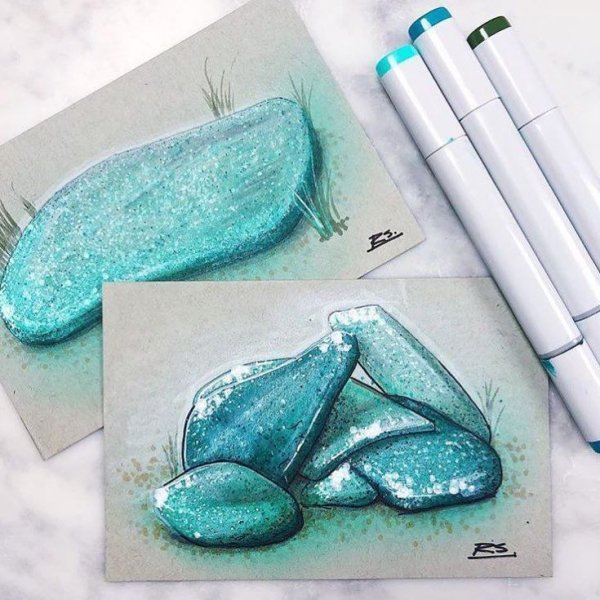 Море маркерами