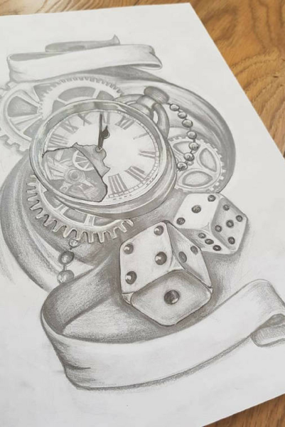 Зарисовка часов