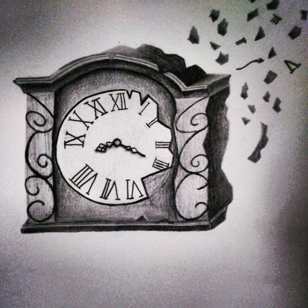 Уличные часы скетч