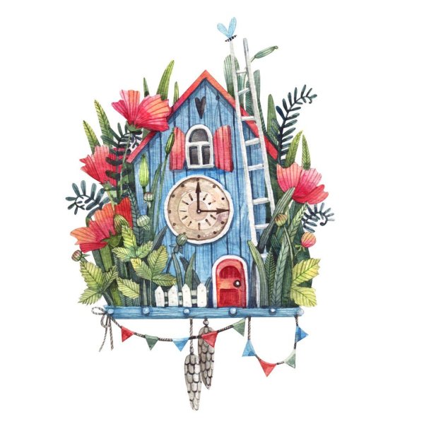 Часы для рисования