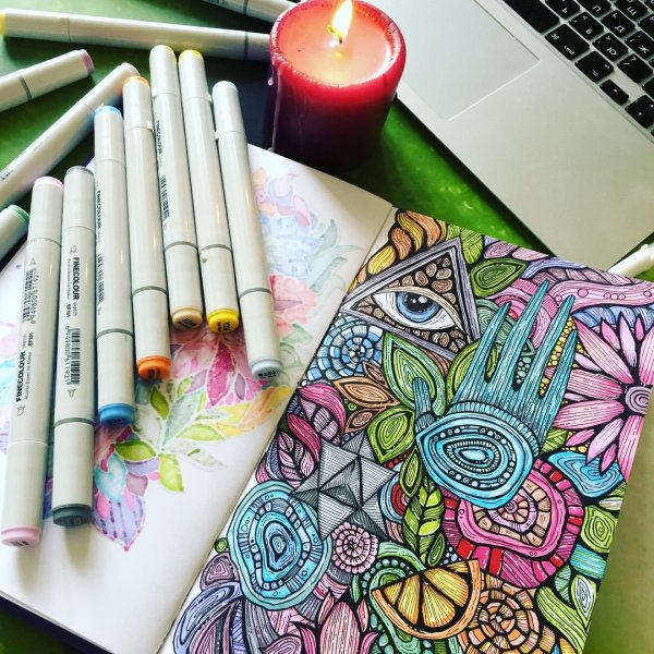 Идеи для рисунков фломастерами