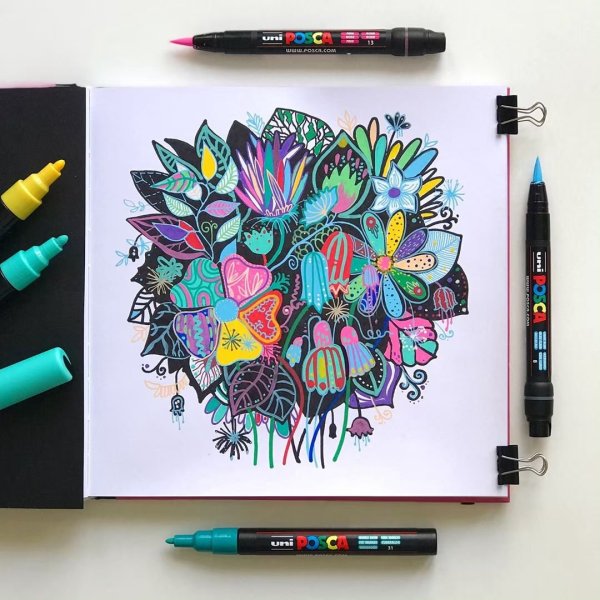 Акриловые маркеры Posca