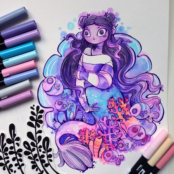 Idiotstile русалки