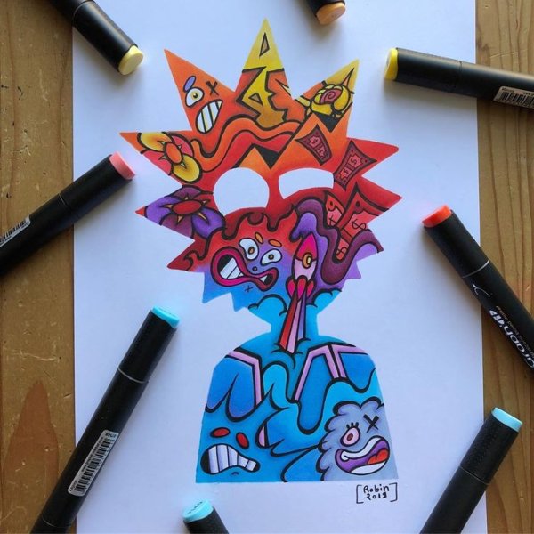 Рик и Морти Doodle Art
