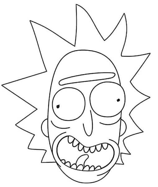 Рик и Морти чб