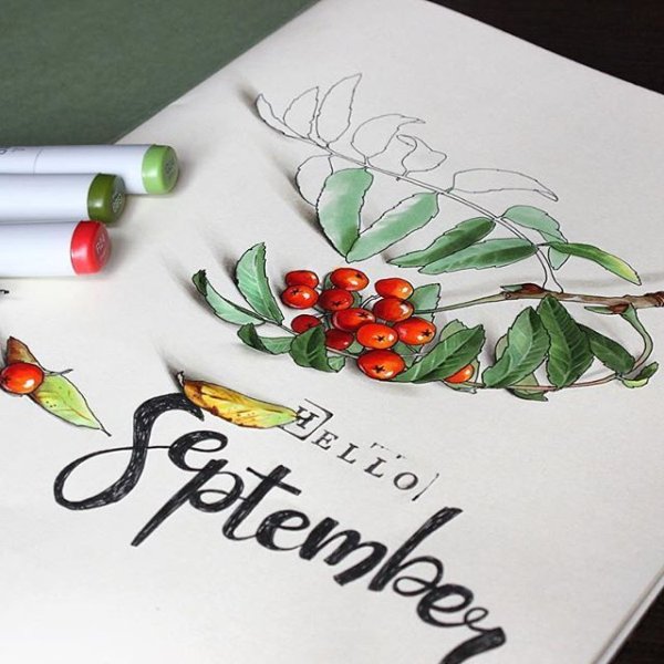 Рисунки фломастерами