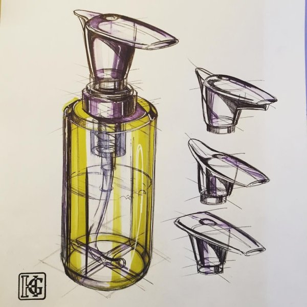 Дизайнерские скетчи вещи