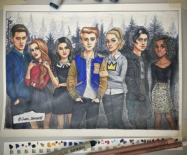 Скетчи маркерами