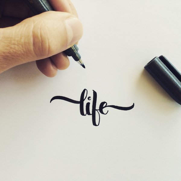 Каллиграфия легкая