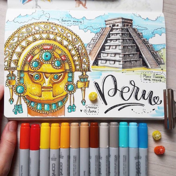 Travel Sketch маркеры