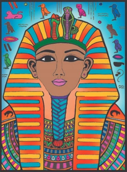 Фараон рисунок цветной