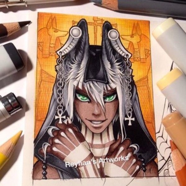 Египет маркерами