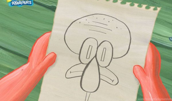 Рисунок Патрика из Спанч Боба