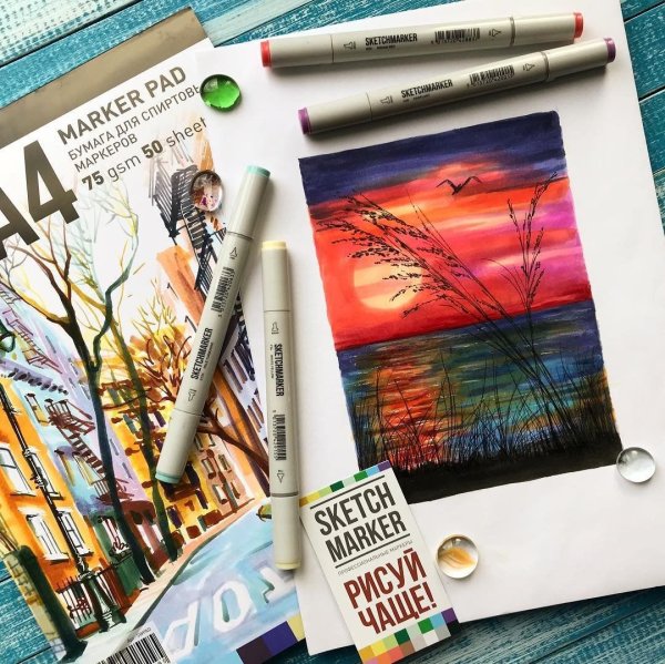 Живопись маркерами
