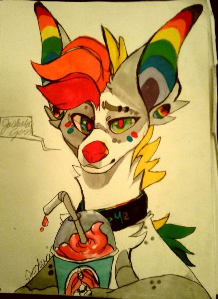 Фурри маркерами