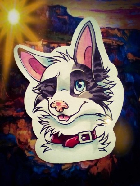 Фурри маркерами