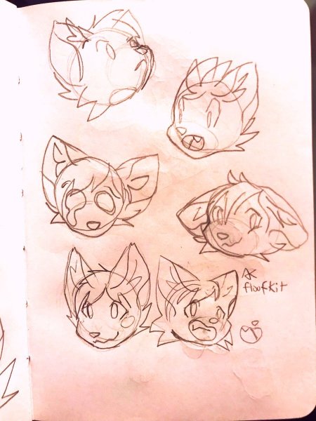 Рисунок фурри Хэллоуин