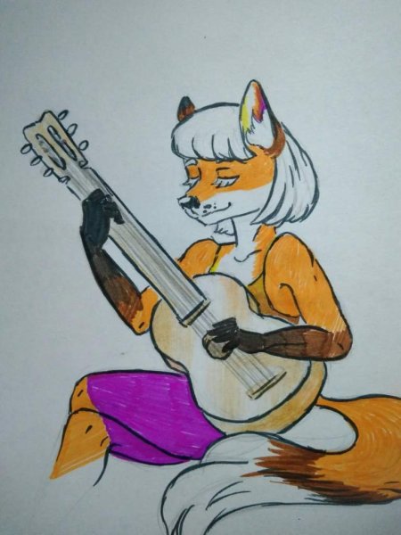 Коты Воители маркерами