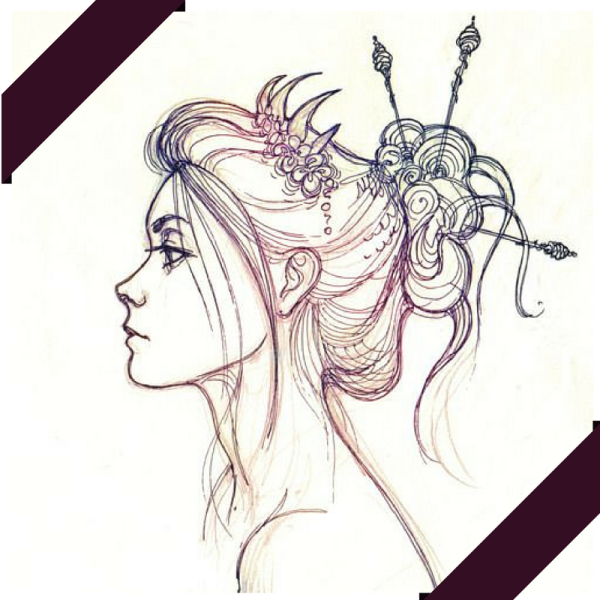 Рисунки для скетчбука в стиле фэнтези