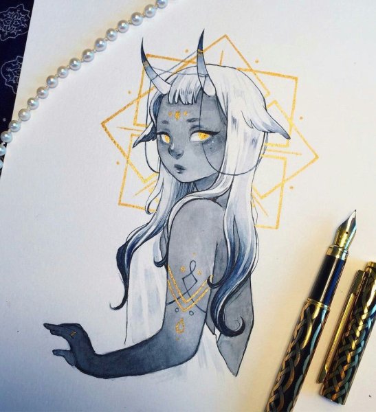 Персы для срисовки в скетчбук