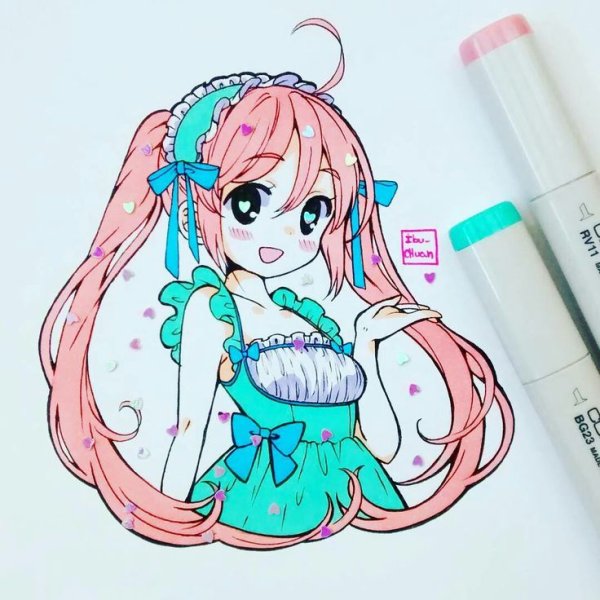 Тян фломастерами