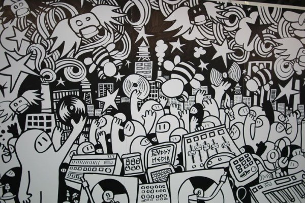 Рисунки маркером черным граффити