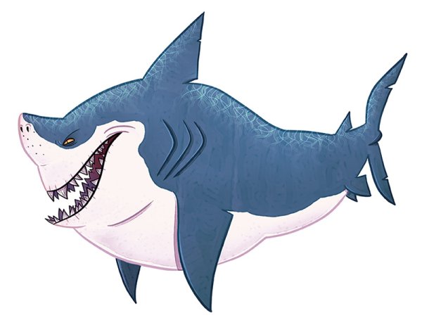 Акула скетчинг
