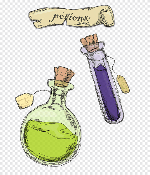 Бутылочки с зельем Гарри Поттер